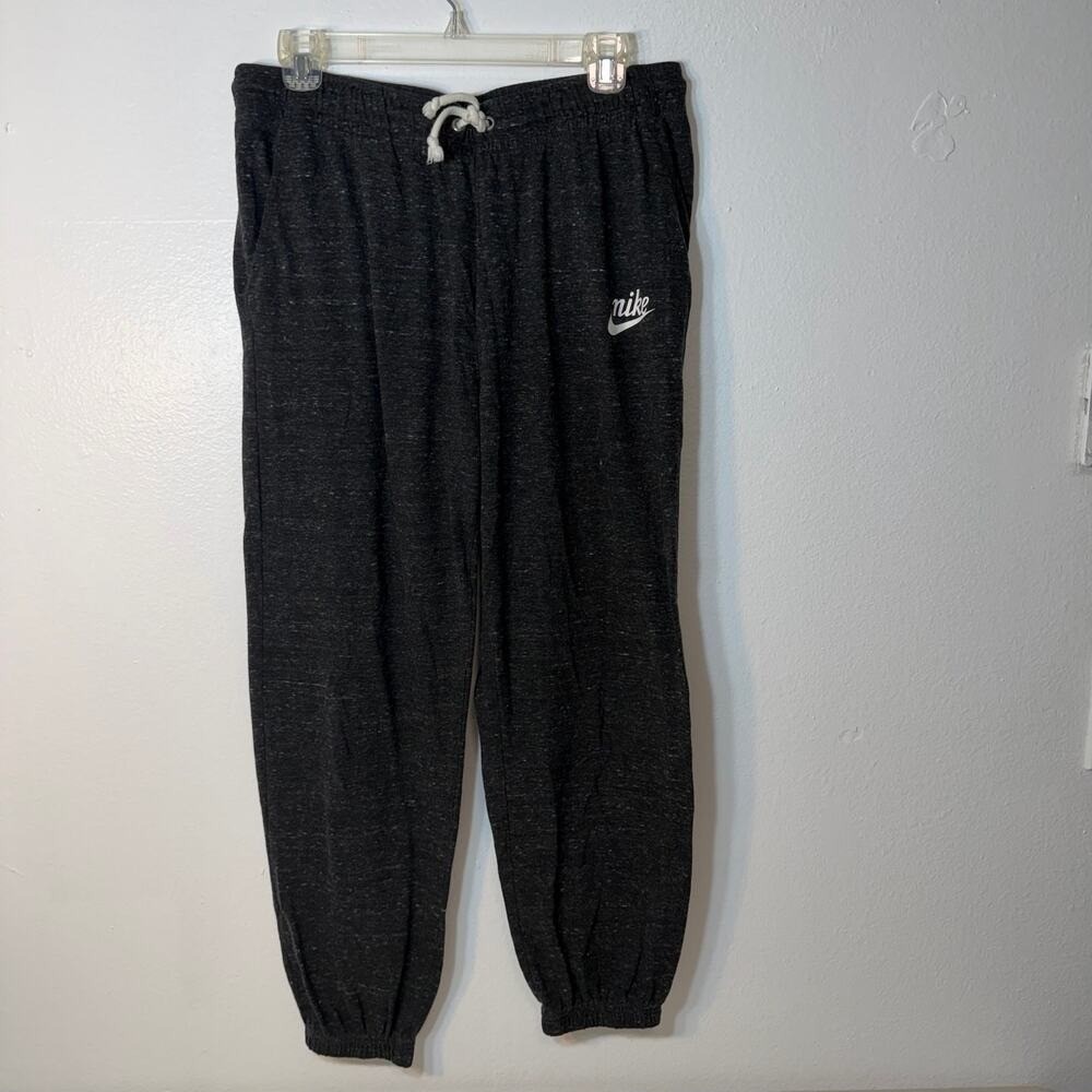 Nike Mens Jogger Sweatpants Gray Athletic Lounge Pants‎ Size M